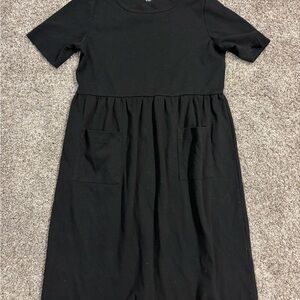 Appleseed's Black Midi Dress
